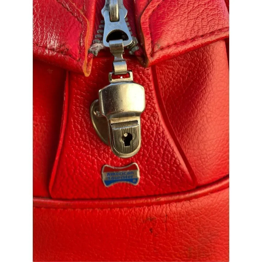 American Tourister Red Travelling Bag